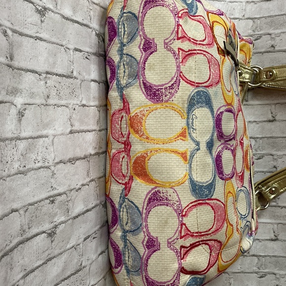 Coach (19023) Poppy Dream Glam Tote with matching shoes (size 8-1/2) - Picture 6 of 16